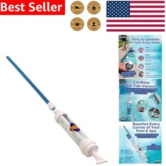 6250 Paradise Spa Vacuum – Manual Cordless Hot Tub Pool Cleaner Telescopic Tool
