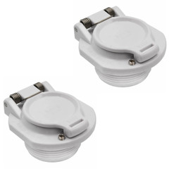 2X Vacuum Lock Safety Pool Wall Fitting For Hayward Vac Lock W400BWHP