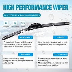 OEM Windshield Wiper Blades Replacement for Kia Telluride 2020 2021 2022 2023