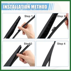 Rear Windshield Wiper Blade Arm Set Back Wiper Assembly Replacement Fit for