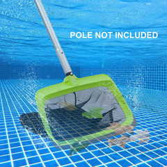 Swimming Pool Leaf Skimmer Net with Rubber Lip & Reinforced Frame