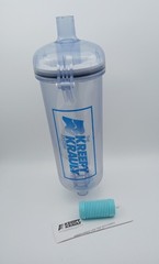 Pentair Kreepy Krauly 186 Inline Pool Cleaner Clear Leaf Trap Canister