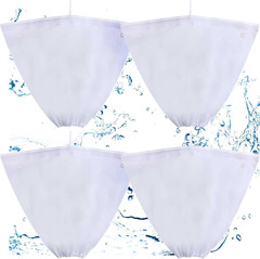 4 Pcs Pool Cleaner Fine Filter Bag Pool Spa Part Replacement Compatible with Aqu
