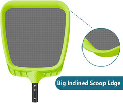 Pool Skimmer Net Heavy Duty Leaf Rake for Swimming Pool Spa Pond Cleaning