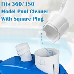 Pool Cleaner Bags 3Pack, Nylon Mesh Vacuum Replacement with Zipper Enclosure