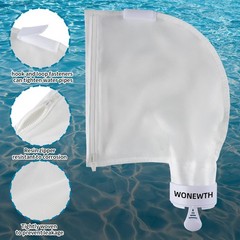 Polaris 280 Pool Cleaner Bags Replacement with Zipper Parts for Pool Cleaning