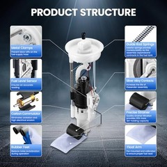 Eletric Fuel Pump Assembly Compatible with Polaris RZR 800 EFI EPS & 47-1011