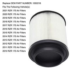 2 Pcs Air Filters 1262218 Compatible with Polaris RZR 170 2010 2011 2012 2013