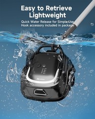 2026 Upgraded A1 Robotic Pool Vacuum for Above Ground Pools 120-Min Runtime