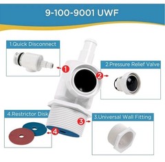 Pool Cleaner Feed Hose Replacement for Polaris 280 380 180 3900 & G5 -…