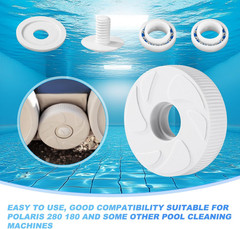 Lyreh Pool Cleaner Idler Wheel Replacement Kit Part for Polaris 280 180, ABS Met