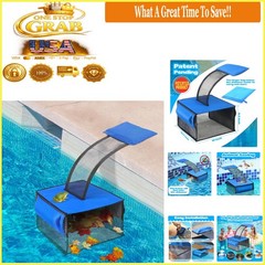 2-in-1 Pool Leaf Skimmer Net with Animal Ramp Pool Cleaning Accessory