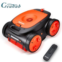 Cordless Robotic Pool Cleaners Wall Climbing Pool Cleaner 2,152 Sq.ft