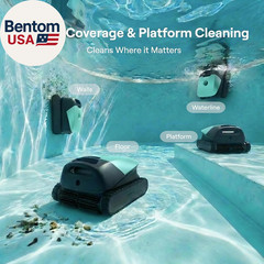 Sora 10 Cordless Pool Vacuum Robot for Inground & above Ground Pools, 6800 GPH S