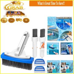 5-Piece Pool Cleaning Kit with Stainless Steel Brush, Pumice Stones, Scrub Br…