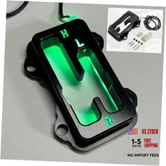 Shifter Gate for Kawasaki KRX 1000/KRX 1000 4, Black Anodized Shift Gate Green