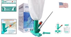 High Suction Mini Pool Jet Vac with 56.5 » Telescopic Pole – Effortless Cleaning