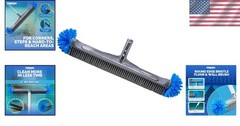 EZ Clip Compatible 22-Inch Pool Brush | Round Edge Bristles