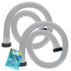 U.S. Pool Supply Above Ground Pool Hose Replacement 1.5&Prime; Diameter x 59&Prime;, 2 Pack