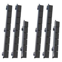 6Pcs Rubber Strips for Automatic Pool Vacuum Cleaner – Bottom Brush Replacement
