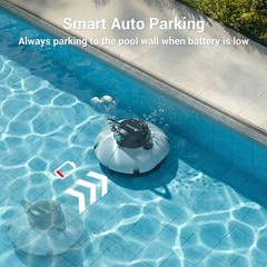 WYBOT S2 Solar Wall Climbing Robotic Pool Vacuum for Inground Pools Pool Cleaner