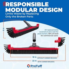 Ultimate 22&Prime; Pool Scrubber Brush – Lightweight, Versatile & Lifetime