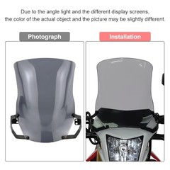 Windshield Compatible with CRF250L 2013-2020, 2021-2024 CRF300L Smoke
