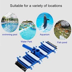 14&Prime; Cleaning accessories for In-ground Pool Flexible Swimming Pool Vacuum Head