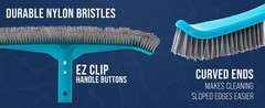 Professional Spa, Hot Tub, Pool Hand Leaf Skimmer Net with Grip Handle – Deep
