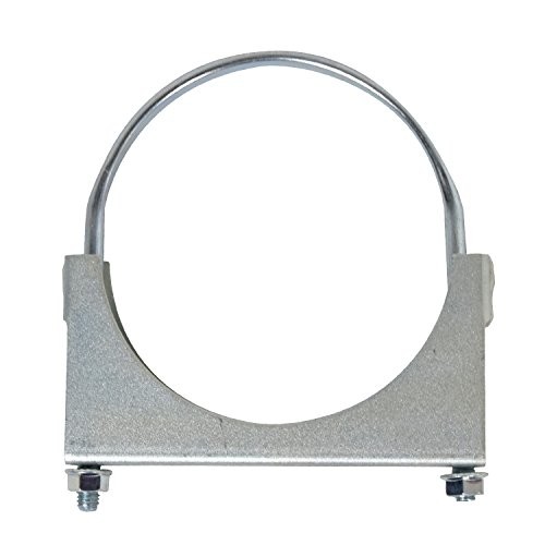 U Bolt Clamp Muffler Exhaust Clamp Saddle Style Heavy duty – Zinc Plated 4 inch