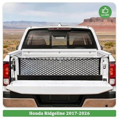 3-Layer Cargo Net Zipper Bag Truck Bed Net for for Honda Ridgeline 2017-2026