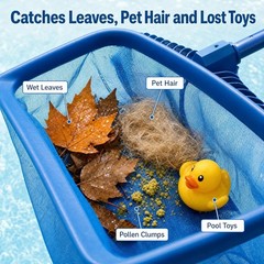 Versatile Pool Skimmer – Fits Standard Poles, Quick Cleanup