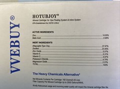HOTUBJOY Hot Tub Filter Spa Mineral Cartridge Sticks VVEBUY 3 Pack