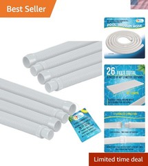 8-Piece Flexible Pool Vacuum Hose Set – 40