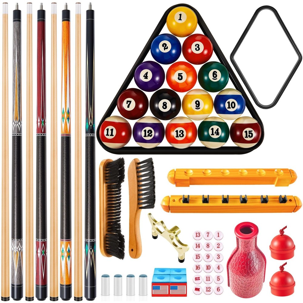 Liliful Pool Table Accessories Billiards Accessories Billiard Pool Balls with…