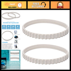2 Pack Premium Heavy-Duty Rubber Drive Belts for Aquavac Tiger Shark & SharkVac