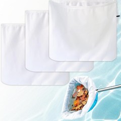3 Pcs Pool Fine Mesh Net Bag Replacement 26×22 Inch Adjustable Ultra Fine Mesh