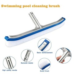 18&Prime; Multi-Surface Pool Brush – Cleans Corners, Steps, Walls – Durable & Strong
