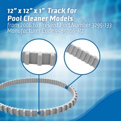 6 Pack Automatic Pool Cleaner Parts, Timing Track & Climbing Ring Kit for Roboti