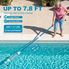Hcolid Spa Vacuum for Hot Tub, No Pumping, No Batteries or Electricity, Porta…