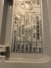 Maytronics IP 54 Dolphin 99956035 Power Supply for parts not working BROKEN
