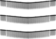 VEVOR 3 Packs Lawn Sweeper Brush Replacement, Compatible with VEVOR 30 in Lawn &