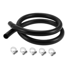 3/4&Prime; Fuel Line Kit 5ft Vacuum Hose Automotive Fuel Hose with 5 Clamps 0.75 Inch