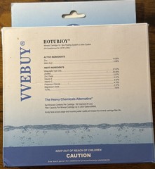 3 Pack HOTUBJOY Hot Tub Filter Spa Mineral Cartridge Sticks VVEBUY New in Box