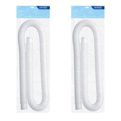 2 PACK Intex 1-1/4 inch Accessory Hose Above Ground Pool Pump Replacement 1.25&Prime;