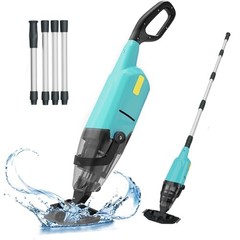 Pool Vacuum for Above Ground Pool, Cordless Handheld Rechargeable Pool