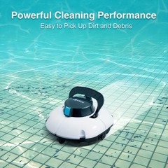 2025 NEW Pool Cleaner Robot Cordless Pool Vacuum Cleaner for Above Pools