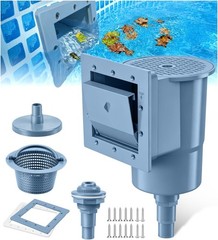 through Wall Skimmer for above Ground Pool, Heavy Duty Wall Mount Pool Skimmer K