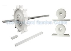 Pentair Letro Pool Cleaner Drive Shaft, 2 Turbine Bearings Part EC86 EC80