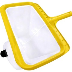 Professional 30-Mesh Pool Leaf Rake with Ergonomic Handle – Ideal for All Pools